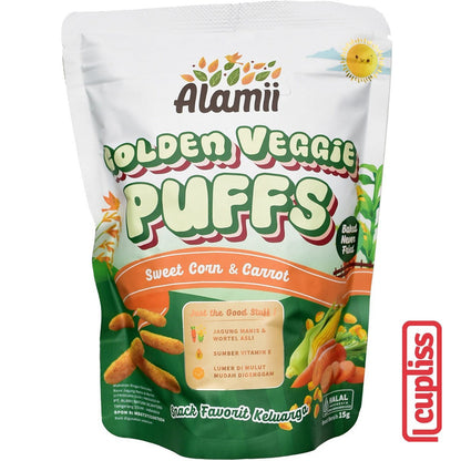 Alamii Cemilan Puff Snack Anak Sehat tanpa MSG Camilan Puffs