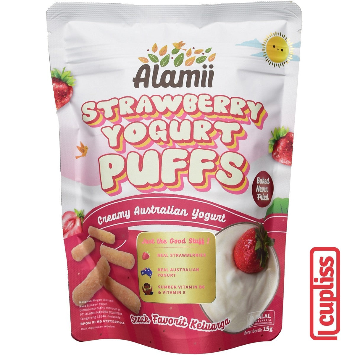 Alamii Cemilan Puff Snack Anak Sehat tanpa MSG Camilan Puffs