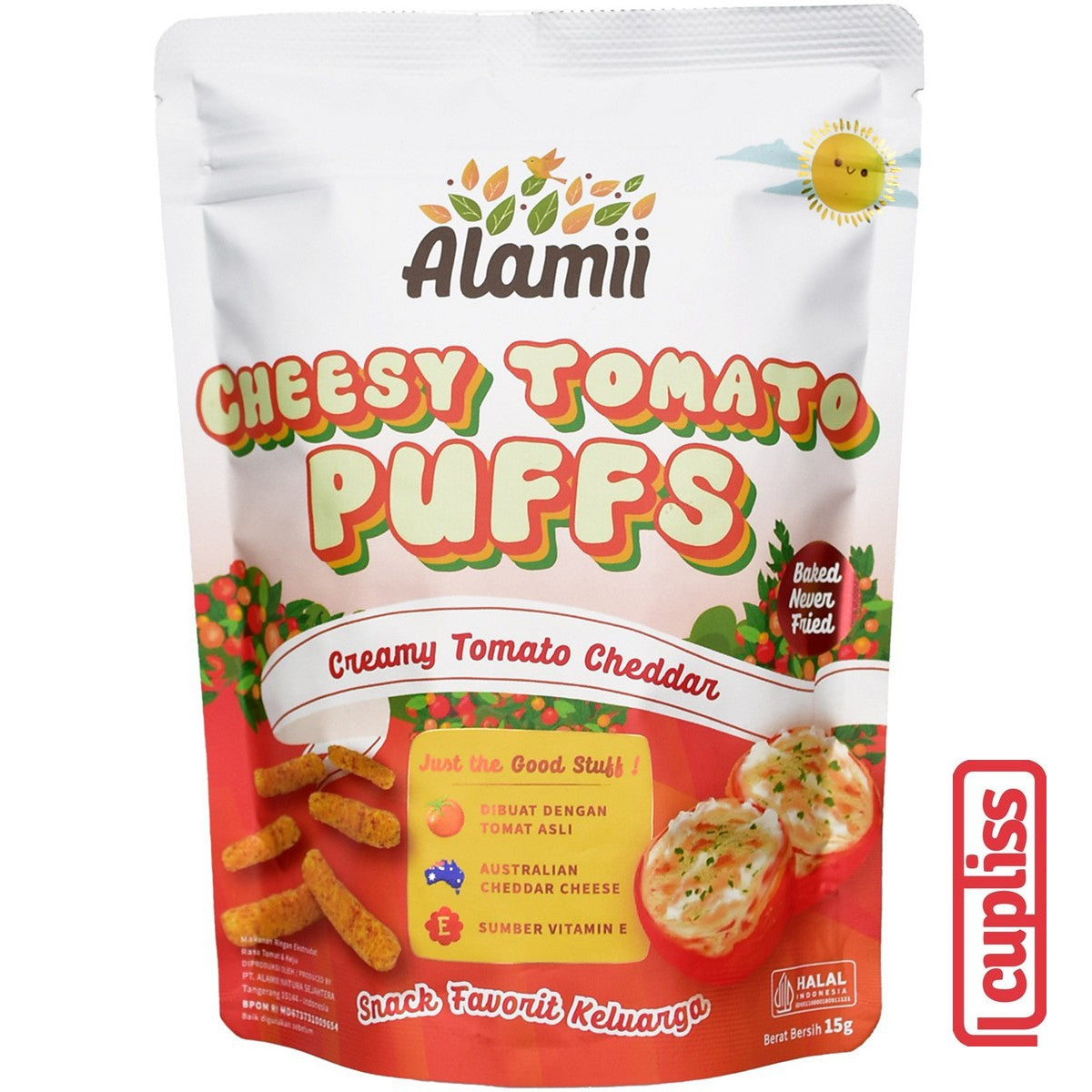 Alamii Cemilan Puff Snack Anak Sehat tanpa MSG Camilan Puffs