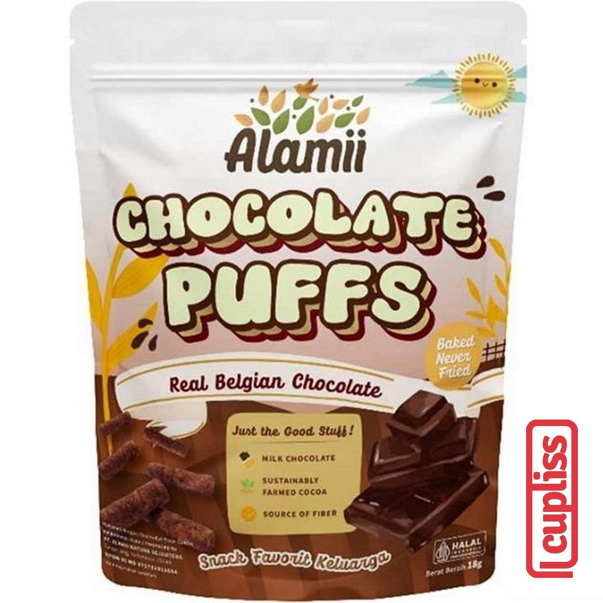 Alamii Cemilan Puff Snack Anak Sehat tanpa MSG Camilan Puffs