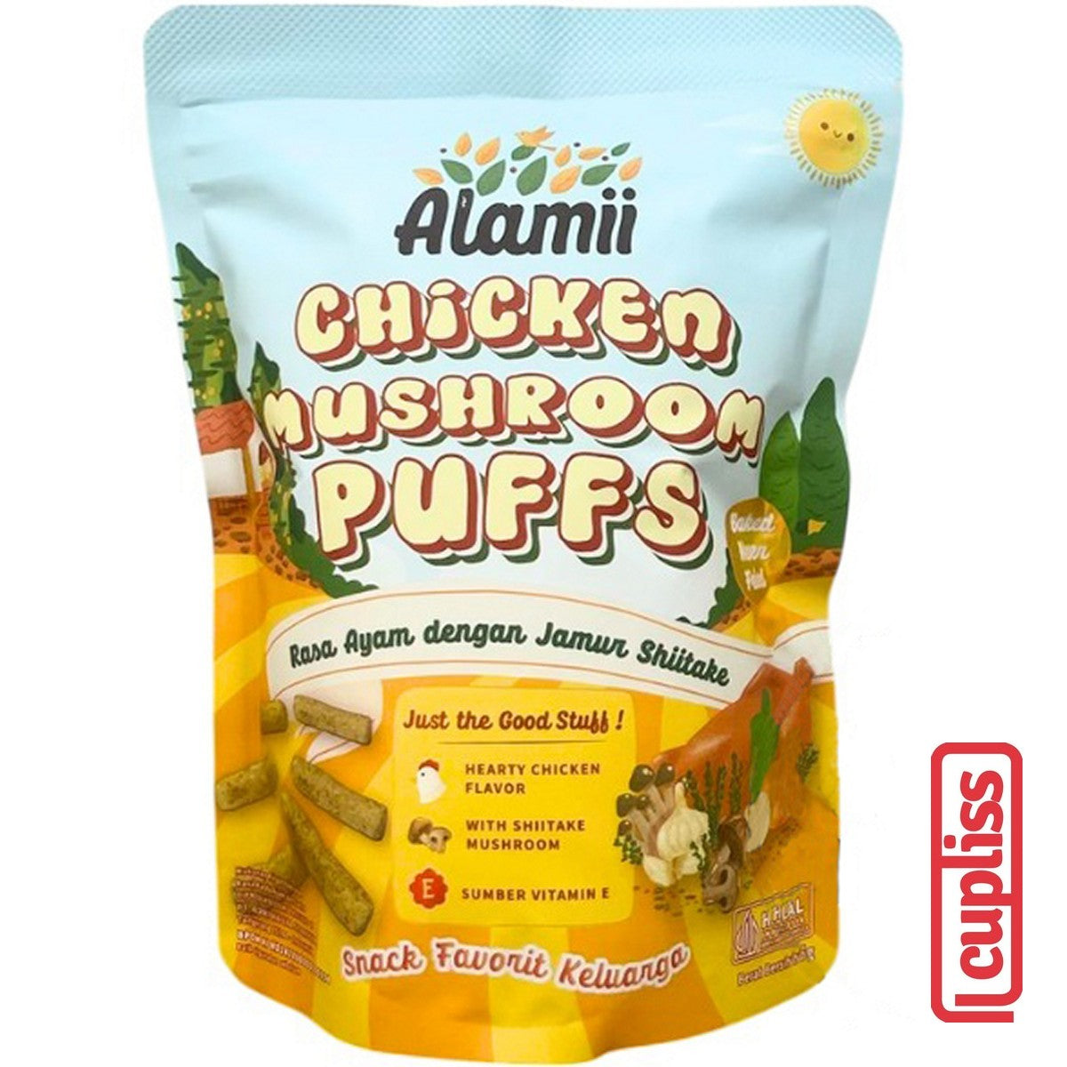 Alamii Cemilan Puff Snack Anak Sehat tanpa MSG Camilan Puffs