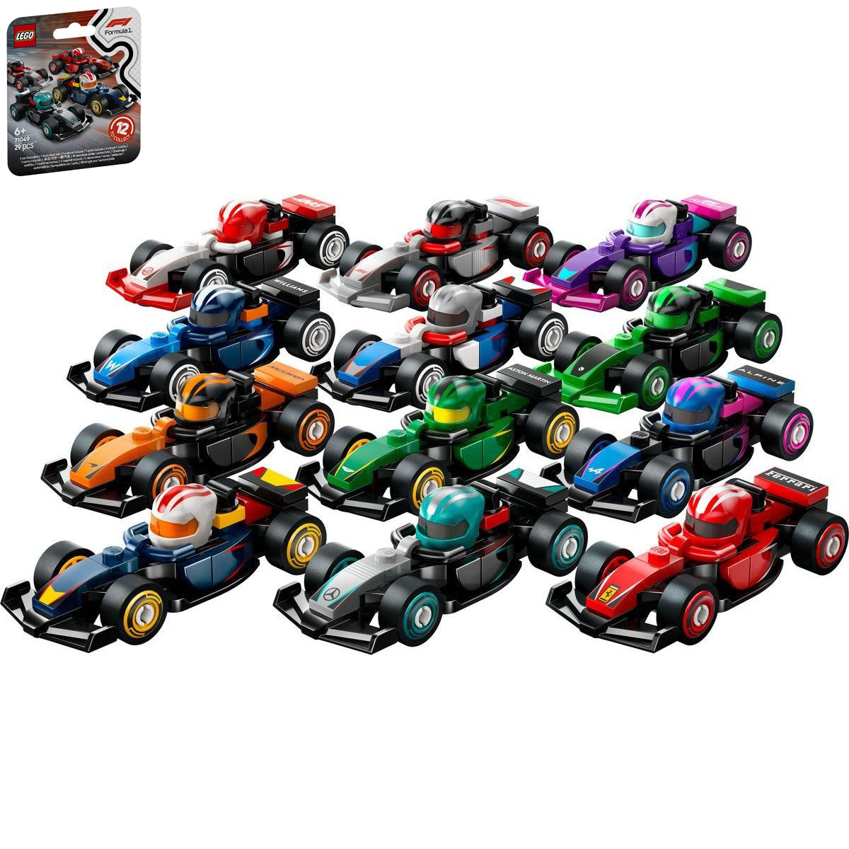 sealed - LEGO 71049 Minifigure Collectible Race Cars F1 Racing