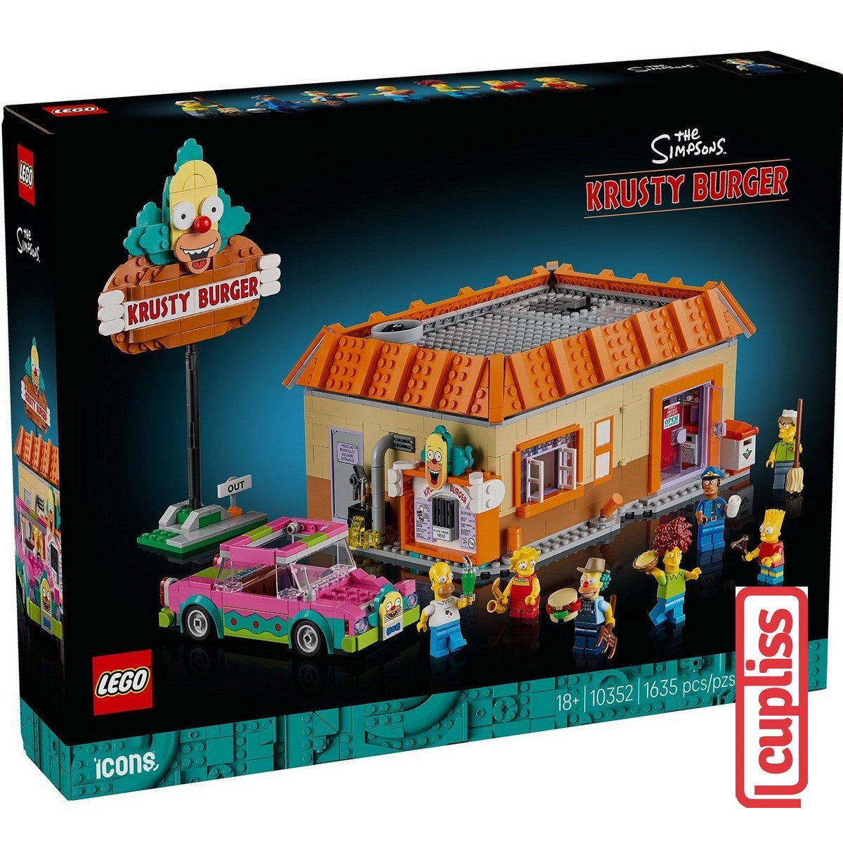LEGO Icons 10352 The Simpsons Krusty Burger
