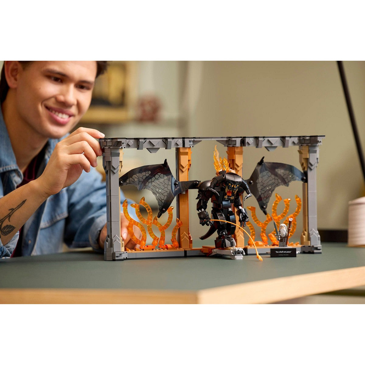 LEGO Icons 10367 The Lord of the Rings Balrog Book Nook