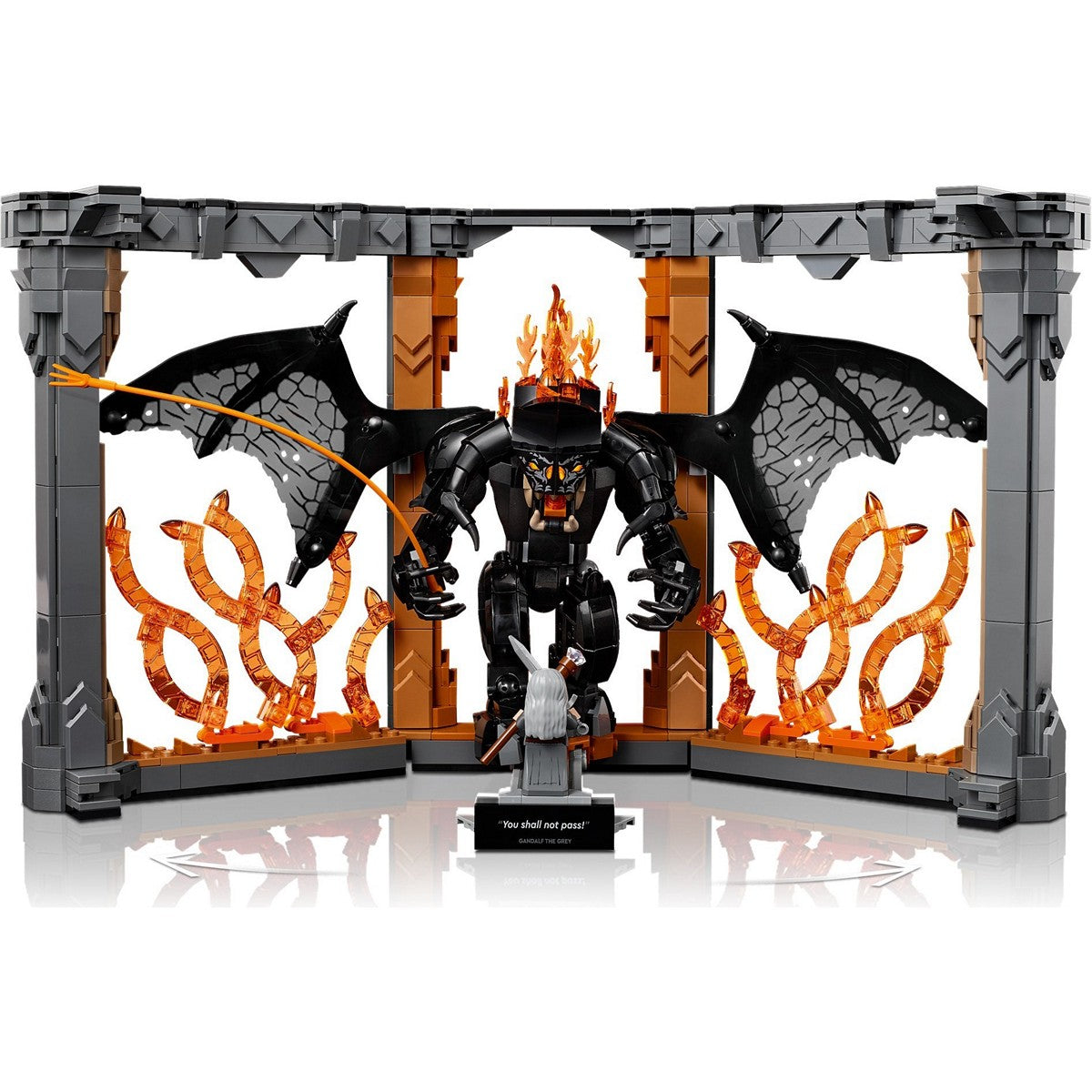 LEGO Icons 10367 The Lord of the Rings Balrog Book Nook