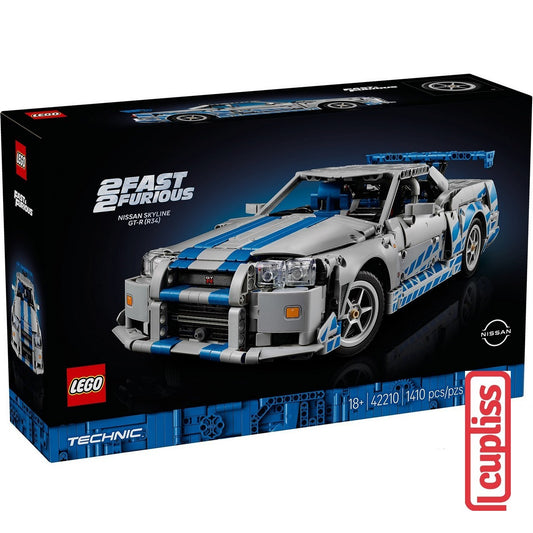 LEGO Technic 42210 2 Fast 2 Furious Nissan Skyline GT-R (R34) Car