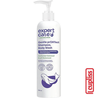 Expert Care 250 ml Gentle Proatect Shampoo and Body Wash Pump 250ml Sabun Sampo Tentang Anak 2in1