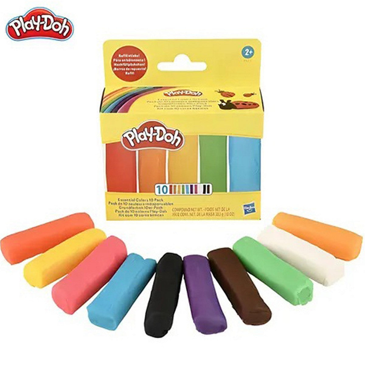 Play Doh Essential Colors 10 pack F9817 Hasbro F9817 Playdoh