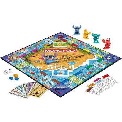 Hasbro Board Game G0388 Monopoly Stitch Edition Permainan Papan