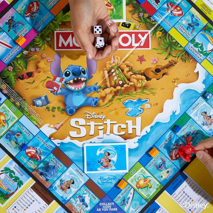 Hasbro Board Game G0388 Monopoly Stitch Edition Permainan Papan