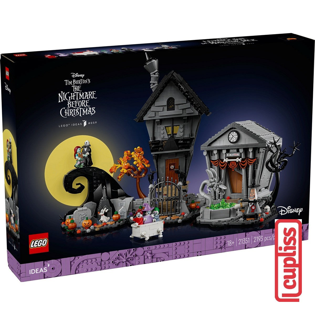 LEGO Ideas 21351 Disney Tim Burton The Nightmare Before Christmas