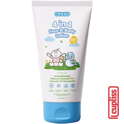 Cessa Baby 150ml 4in1 Face and Body Lotion Bayi 150 ml