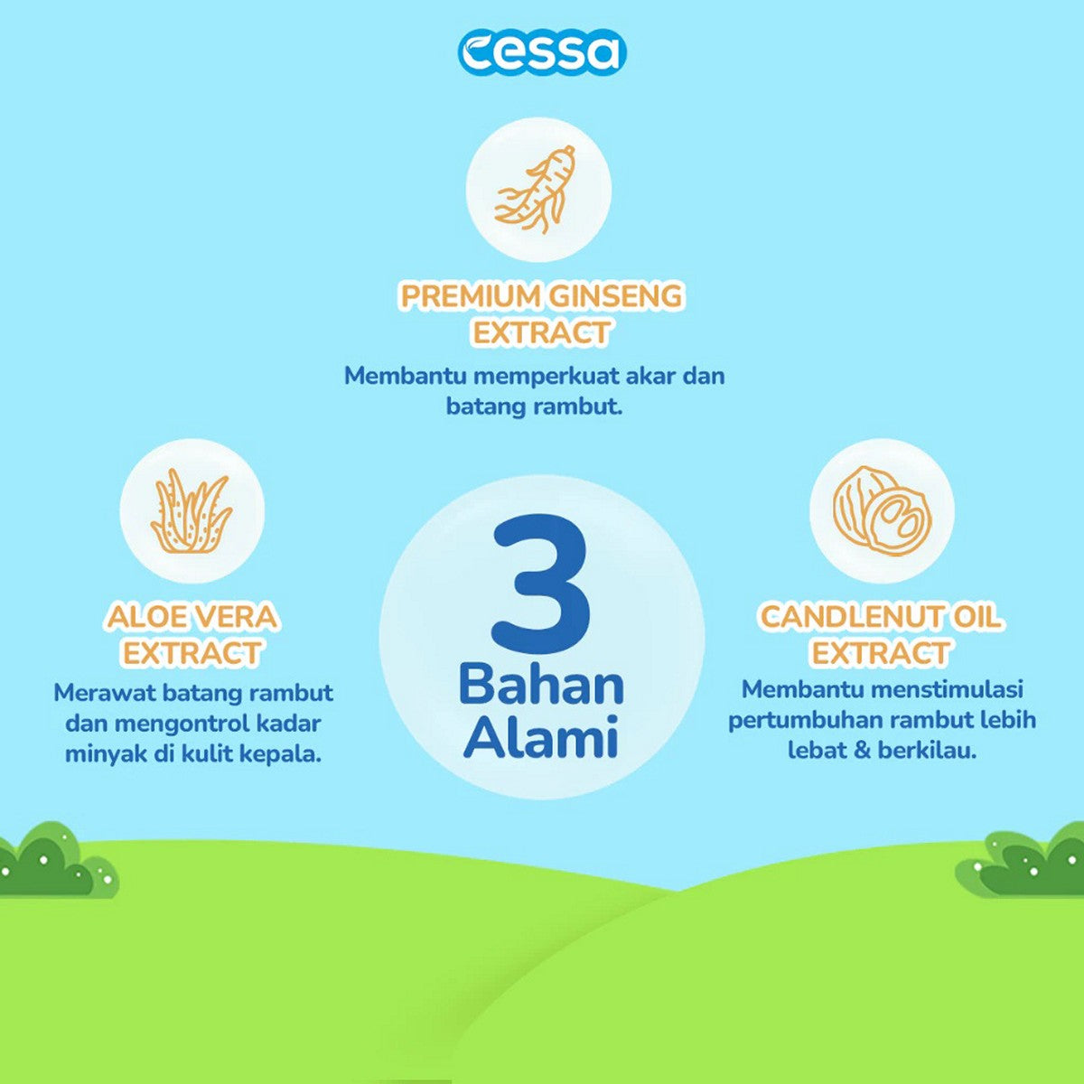 Cessa Baby 100ml Nourising Hair Lotion Rambut Bayi 100 ml