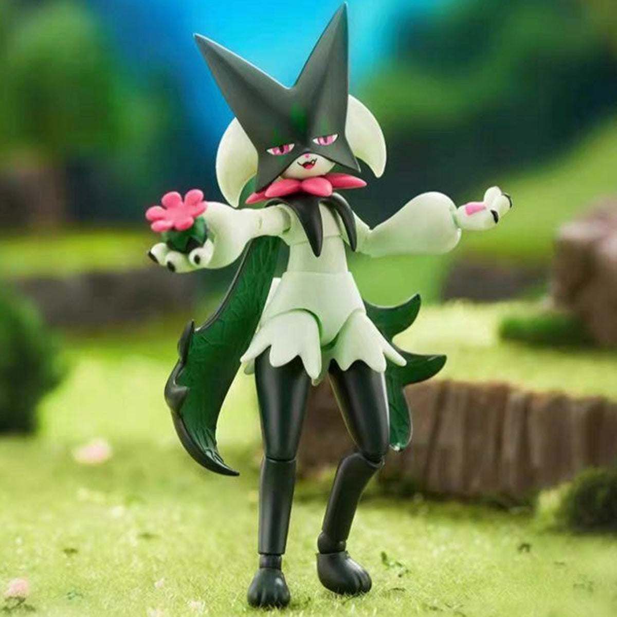 BLOKEES Mini Figures Pokemon 74102 Classic Edition CV-L Meowscarada Version Minifigure