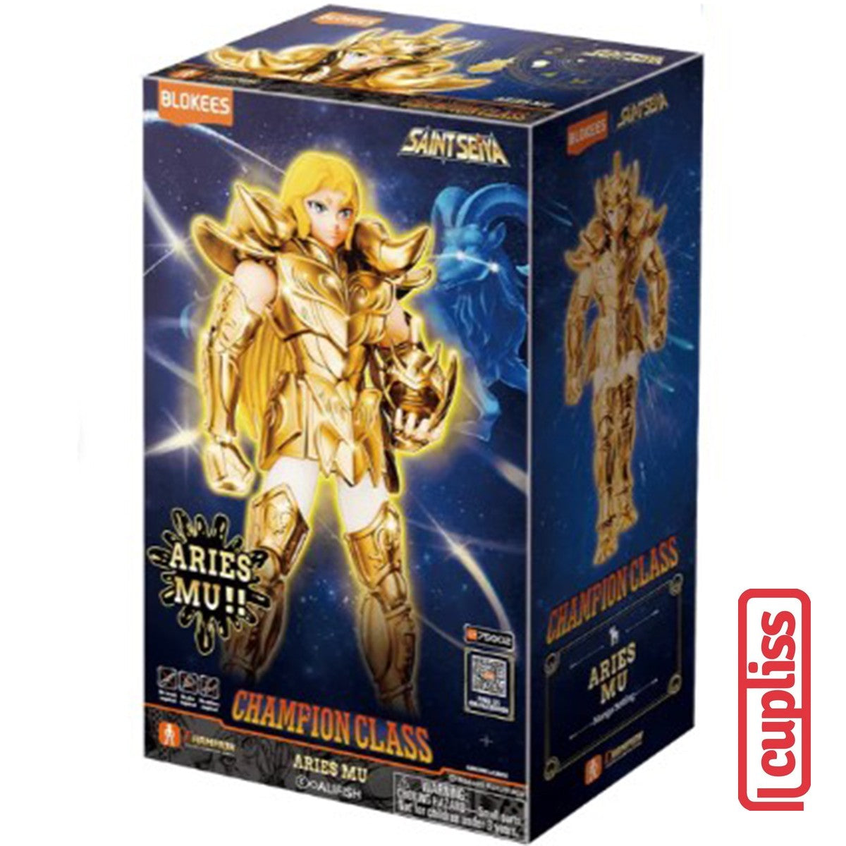 BLOKEES Figures Saint Seiya 75002 Champion Class Aries Mu Champion Figure