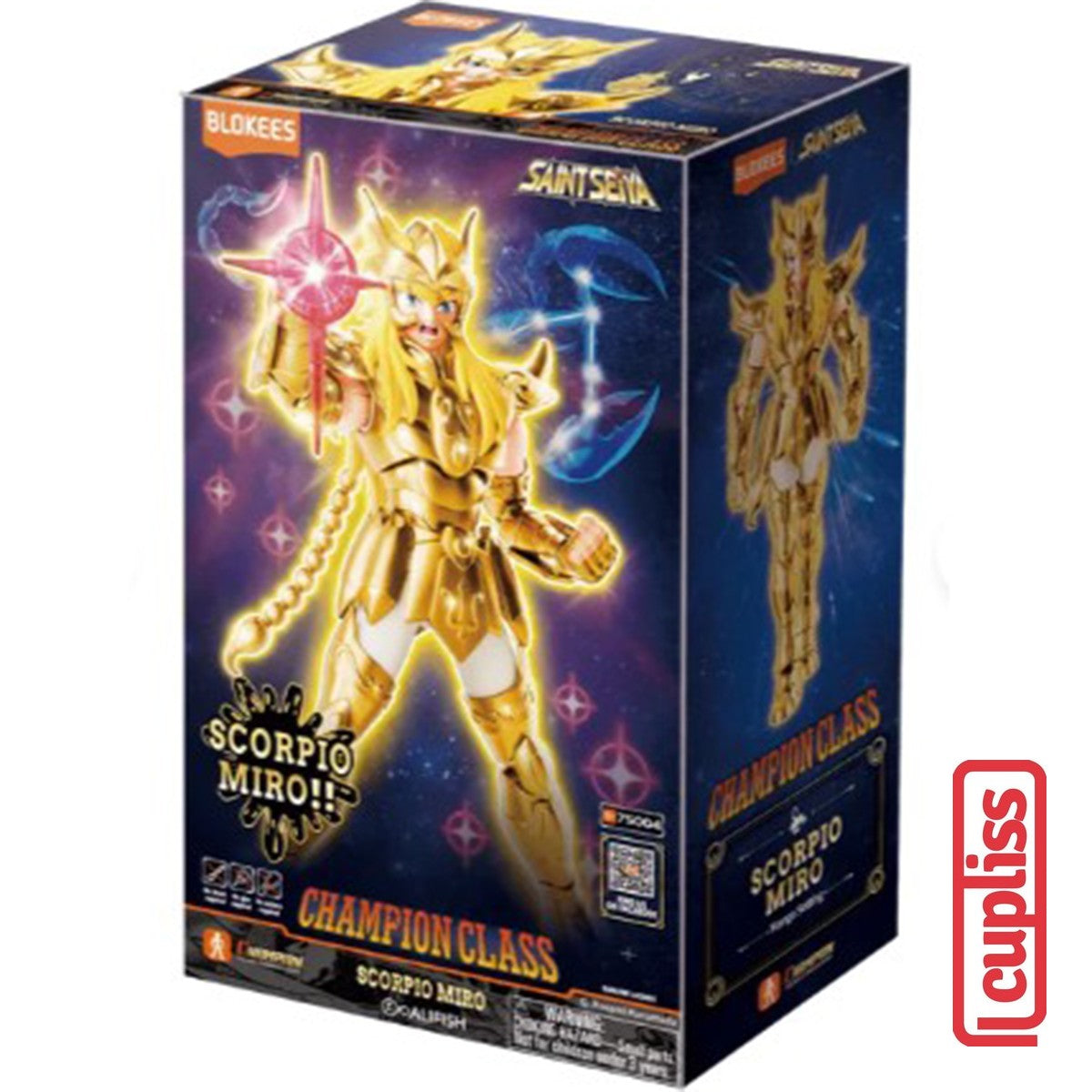 BLOKEES Figures Saint Seiya 75004 Champion Class Scorpio Miro Champion Figure