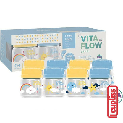 VitaFlow Bottle Botol ASI Storage 60ml 140ml 3in1 PP Vita Flow