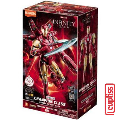 BLOKEES Figures Marvel Infinity Saga 73923 Champion Class Iron Man MK85 SE Mark LXXXV MK 85 Champion Figure