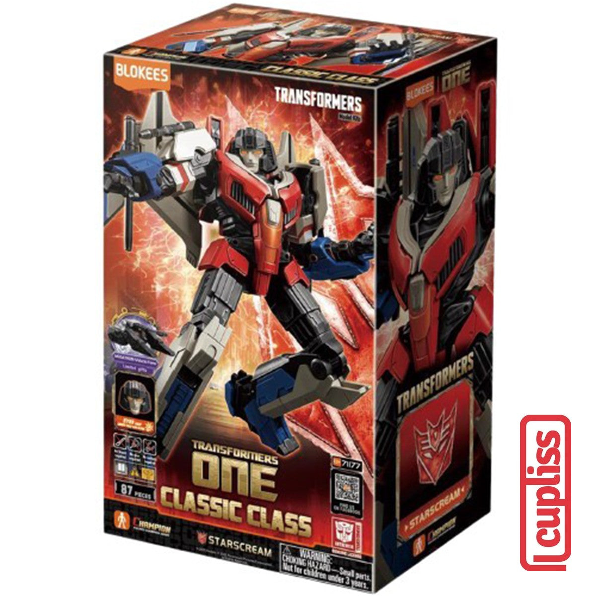 BLOKEES Figures Transformers 71177 One CC Starscream Classic Class 16 Figure