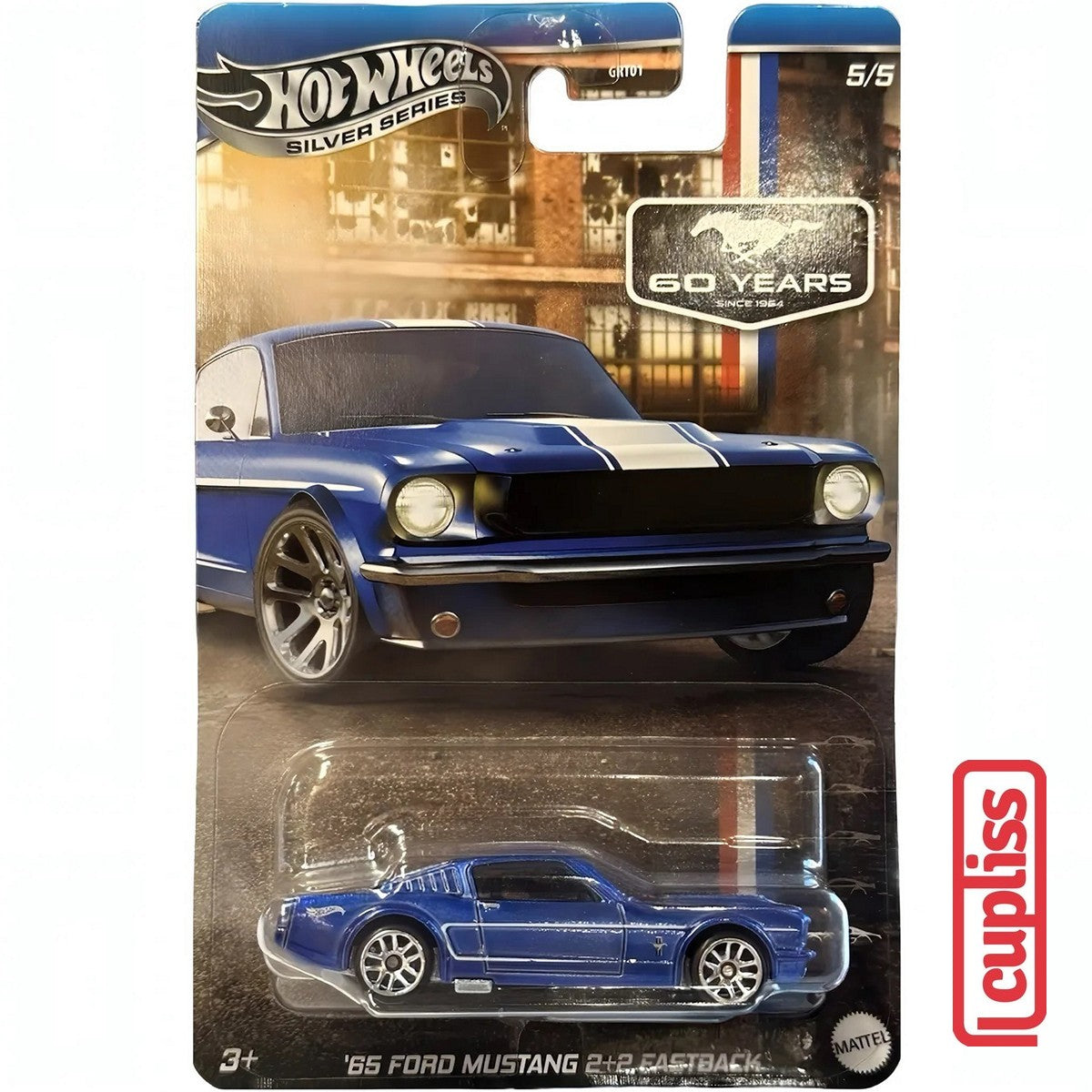 Hot Wheels HW Silver Series JBY54 65 Ford Mustang 2+2 Fastback Base Besi Mattel Hotwheels