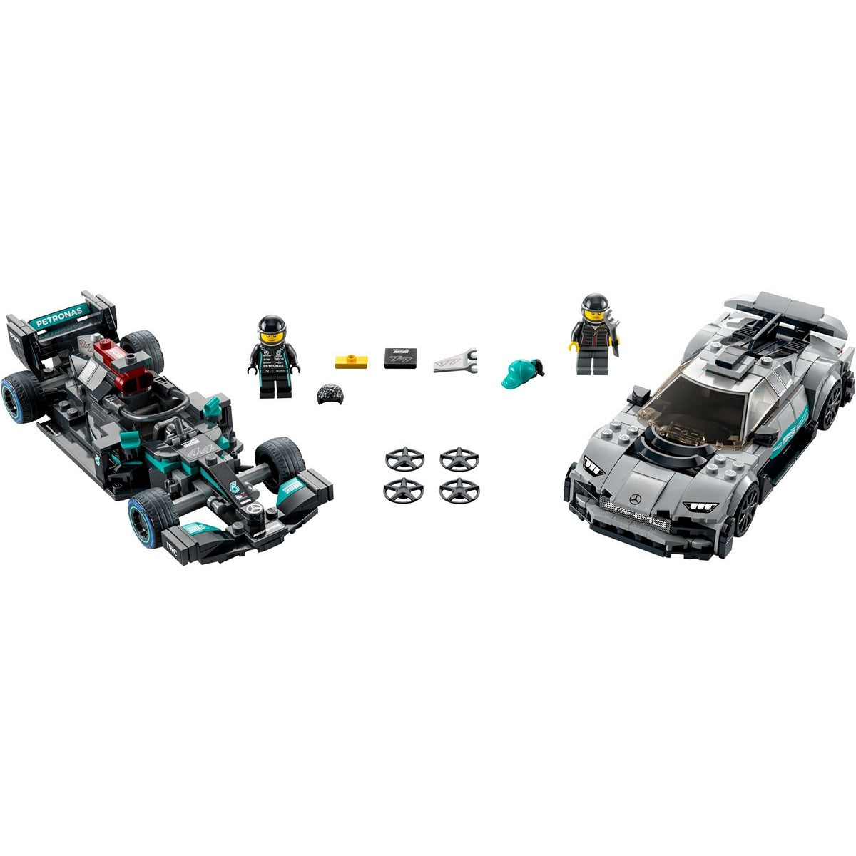BAD BOX LEGO Speed Champions 76909 Mercedes AMG F1 W12 E and Project One