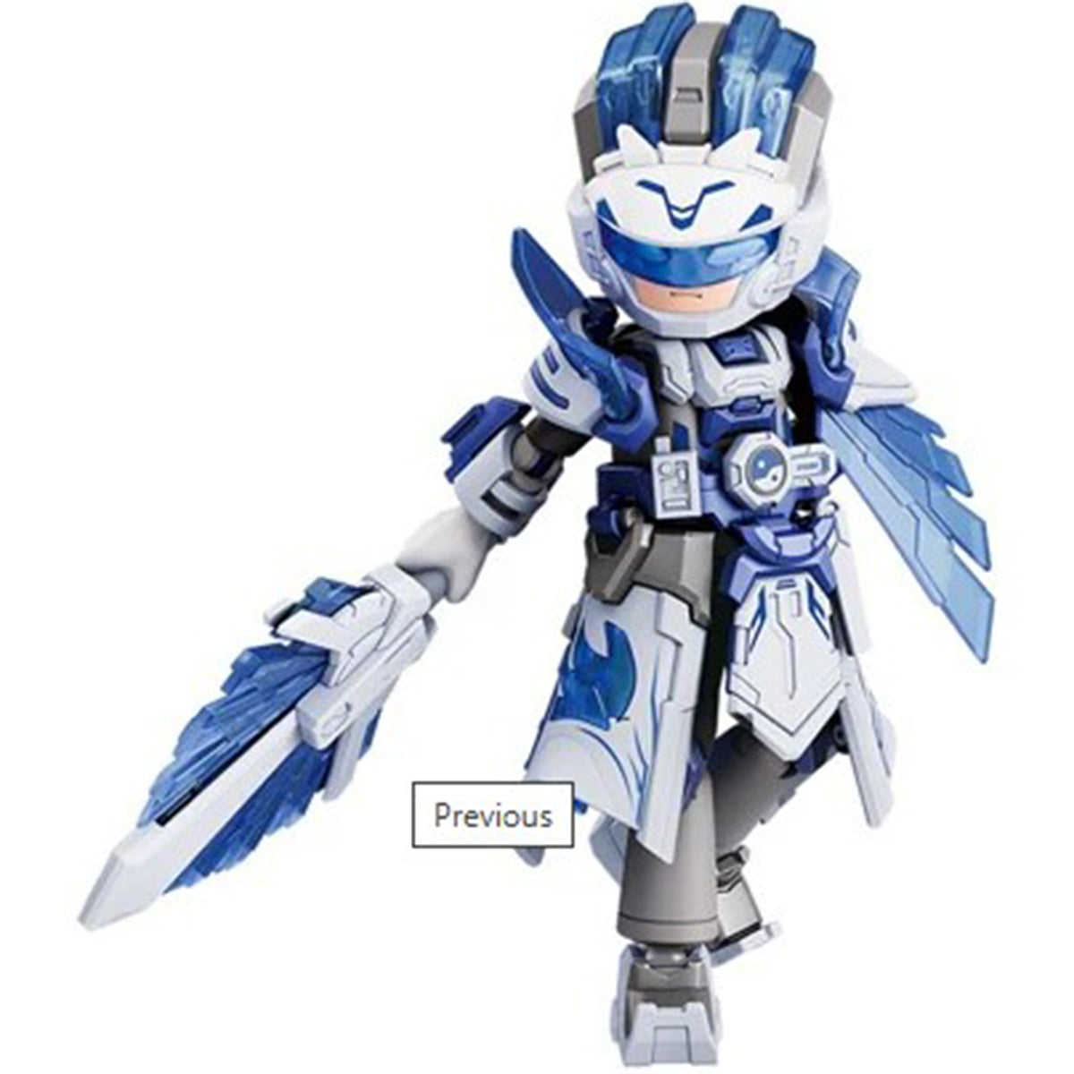 BLOKEES Mini Figures 85033 Hero Infinity Armor AMV 22 Zhu Ge Liang Battle Suit Version Figure