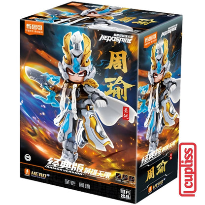 BLOKEES Mini Figures 85034 Hero Infinity Armor AMV 23 Zhou Yu Divine Version Figure