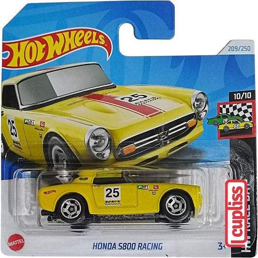 Hot Wheels Short Blister HW HRY58 Honda S800 Racing Mattel Hotwheels