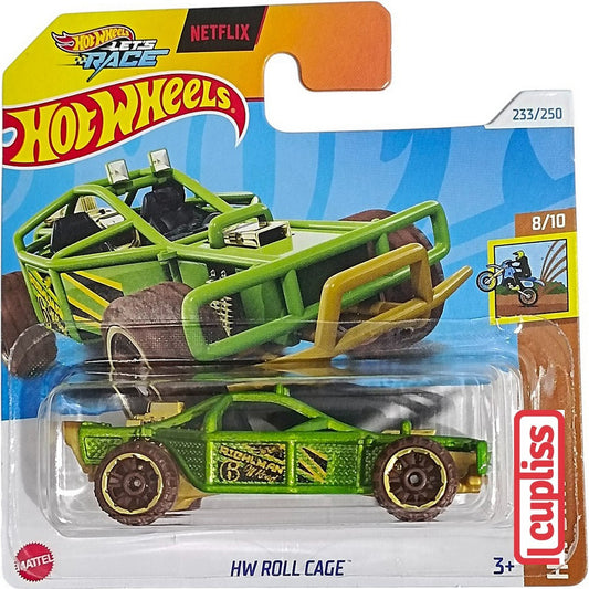 Hot Wheels Short Blister HW HTB30 Roll Cage Lets Race Netflix Mattel Hotwheels