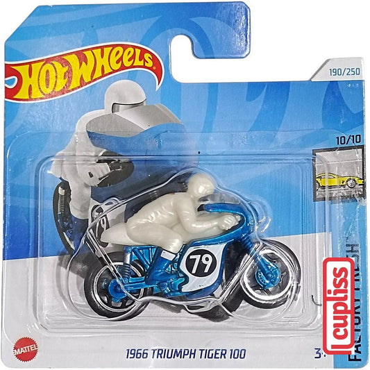 Hot Wheels Short Blister HW HTD43 1966 Triumph Tiger 100 Mattel Hotwheels