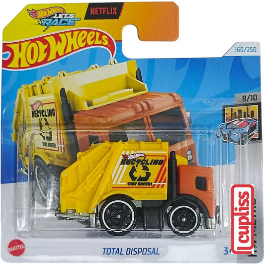 Hot Wheels Short Blister HW HTD84 Total Disposal Lets Race Netflix Mattel Hotwheels