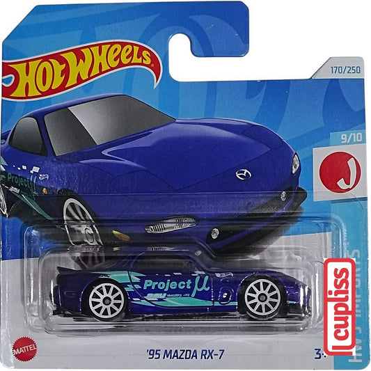 Hot Wheels Short Blister HW HTD97 95 Mazda RX-7 Mattel Hotwheels