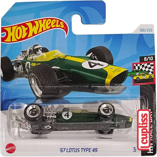 Hot Wheels Short Blister HW HTD99 67 Lotus Type 49 Mattel Hotwheels