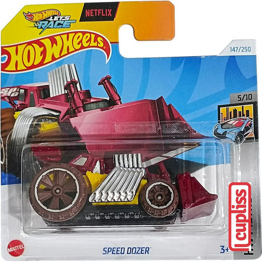 Hot Wheels Short Blister HW HTF03 Speed Dozer Lets Race Netflix Mattel Hotwheels