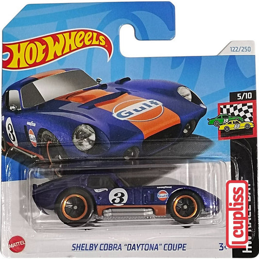 Hot Wheels Short Blister HW HTF10 Shelby Cobra Daytona Coupe Mattel Hotwheels