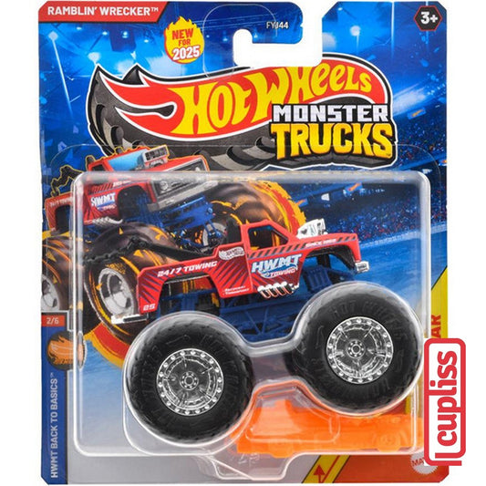 Hot Wheels HW JCD68 Monster Trucks Ramblin Wrecker Mattel Hotwheels