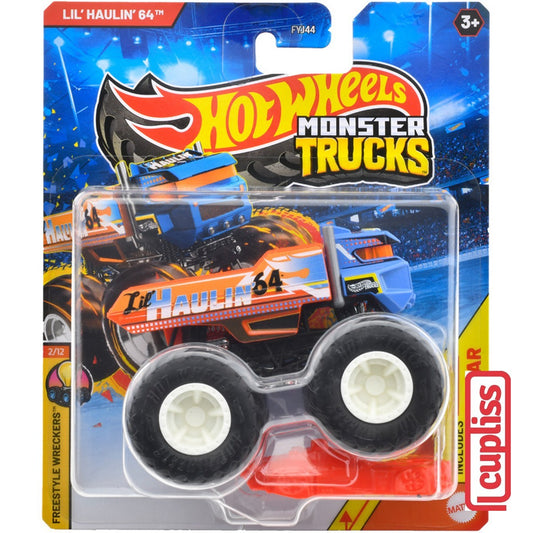 Hot Wheels HW JCD76 Monster Trucks Lil Haulin 64 Mattel Hotwheels