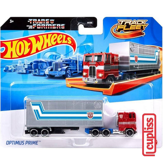 Hot Wheels HW HXH02 Track Fleet Optimus Prime Transformers Mattel Hotwheels