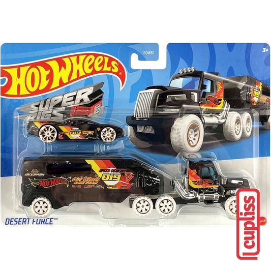 Hot Wheels HW HXN89 Super Rigs Desert Force Mattel Hotwheels