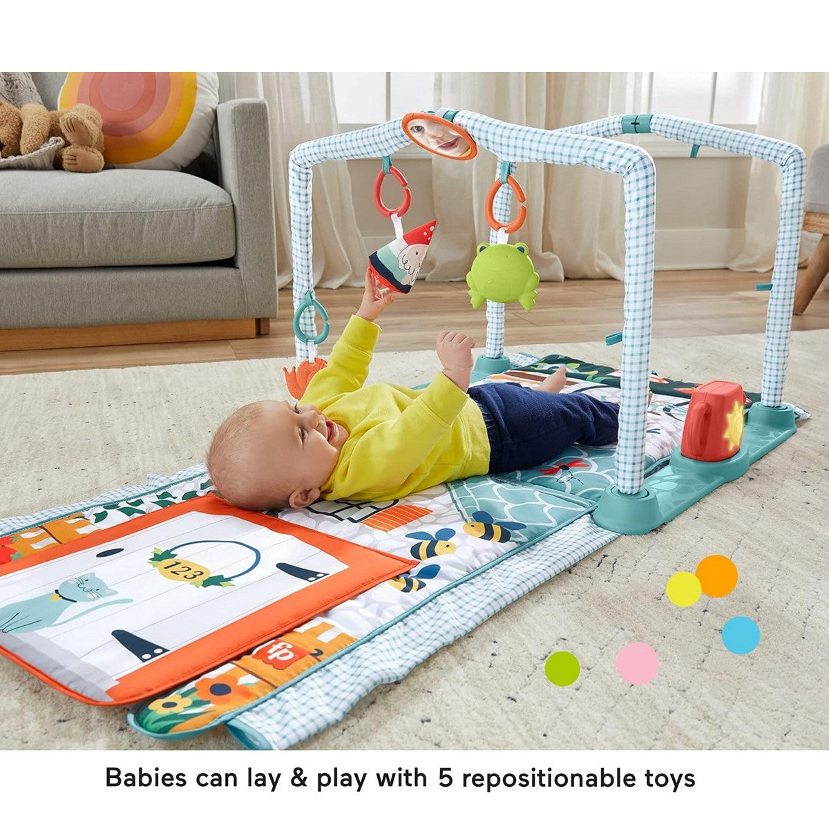 Fisher Price HGB82 3in1 Crawl and Play Activity Gym
