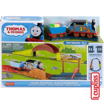 Fisher Price Thomas Friends HHV98 HGY78 Motorized Track Set Muddy Adventure