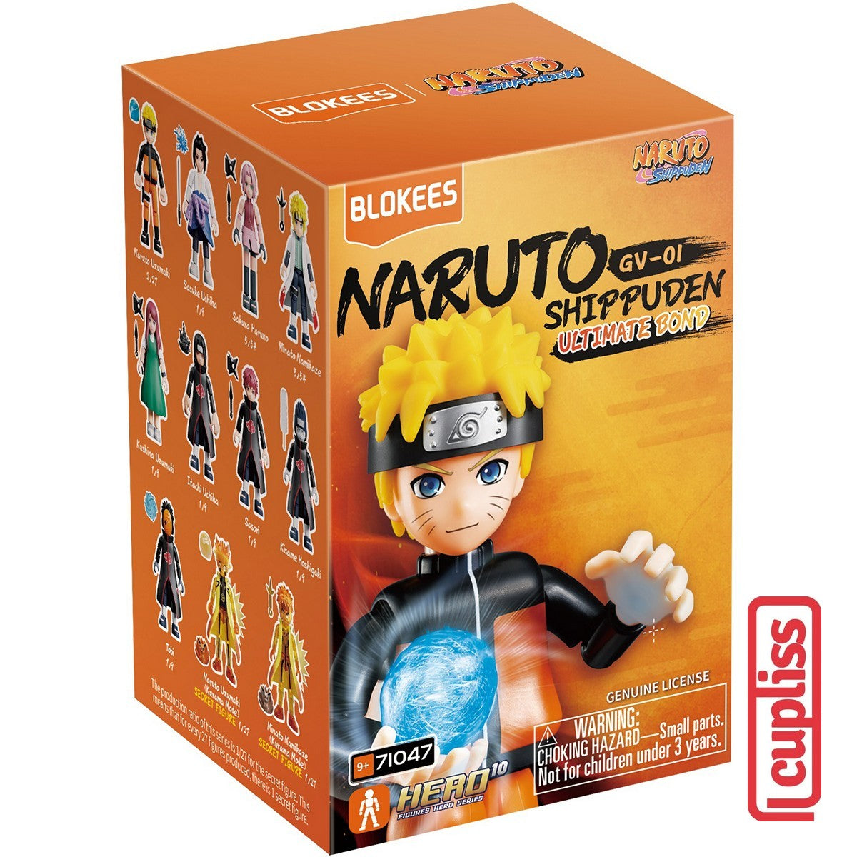 BLOKEES 71047 Mini Figures Naruto GV-01 Galaxy Version 01 Ultimate Bond Minifigure Figure