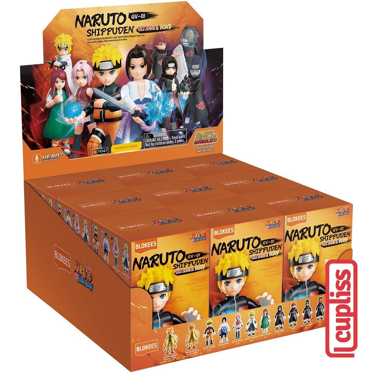 BLOKEES 71047 Mini Figures Naruto GV-01 Galaxy Version 01 Ultimate Bond Minifigure Figure Box