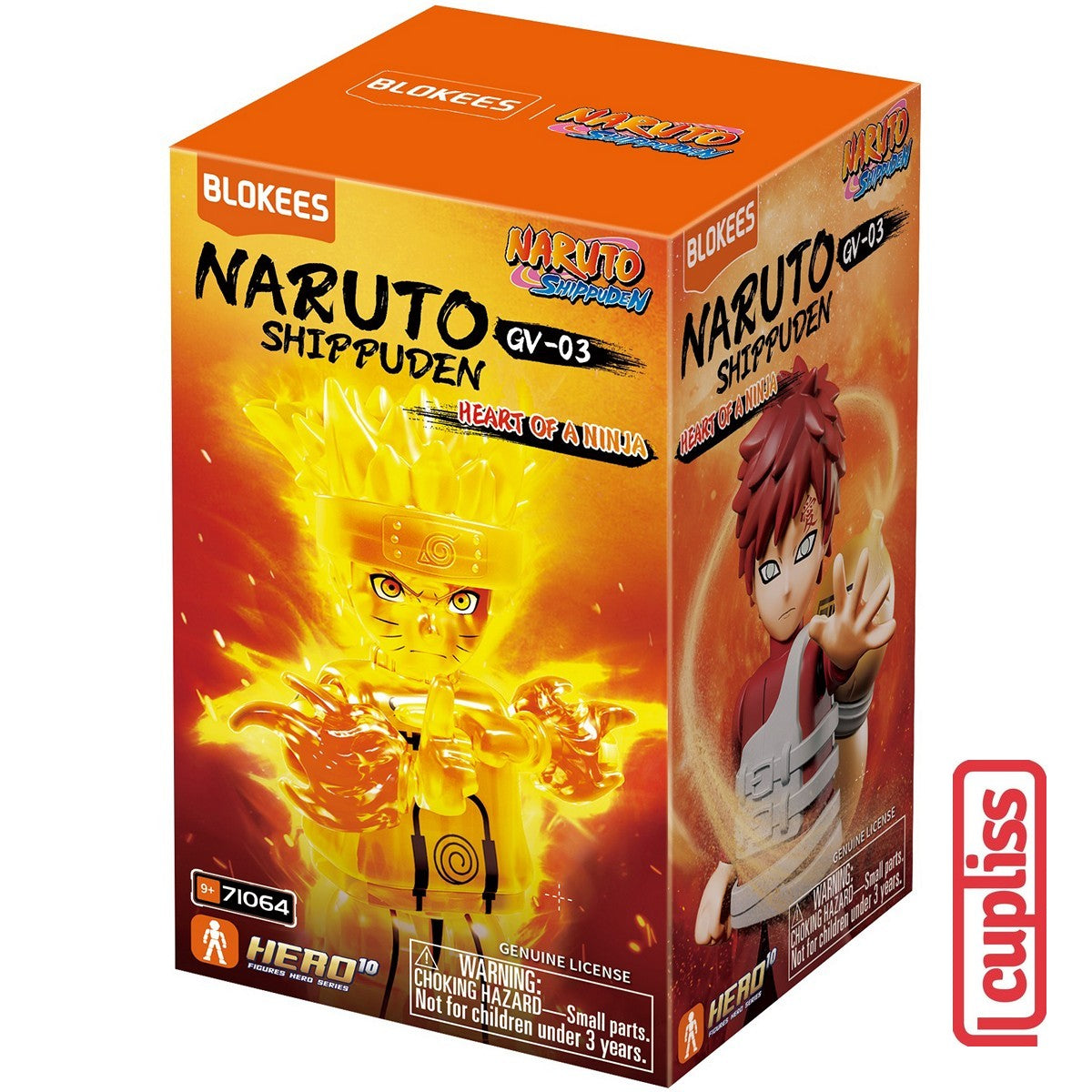 BLOKEES 71064 Mini Figures Naruto GV-03 Galaxy Version 03 Heart of Ninja Minifigure Figure