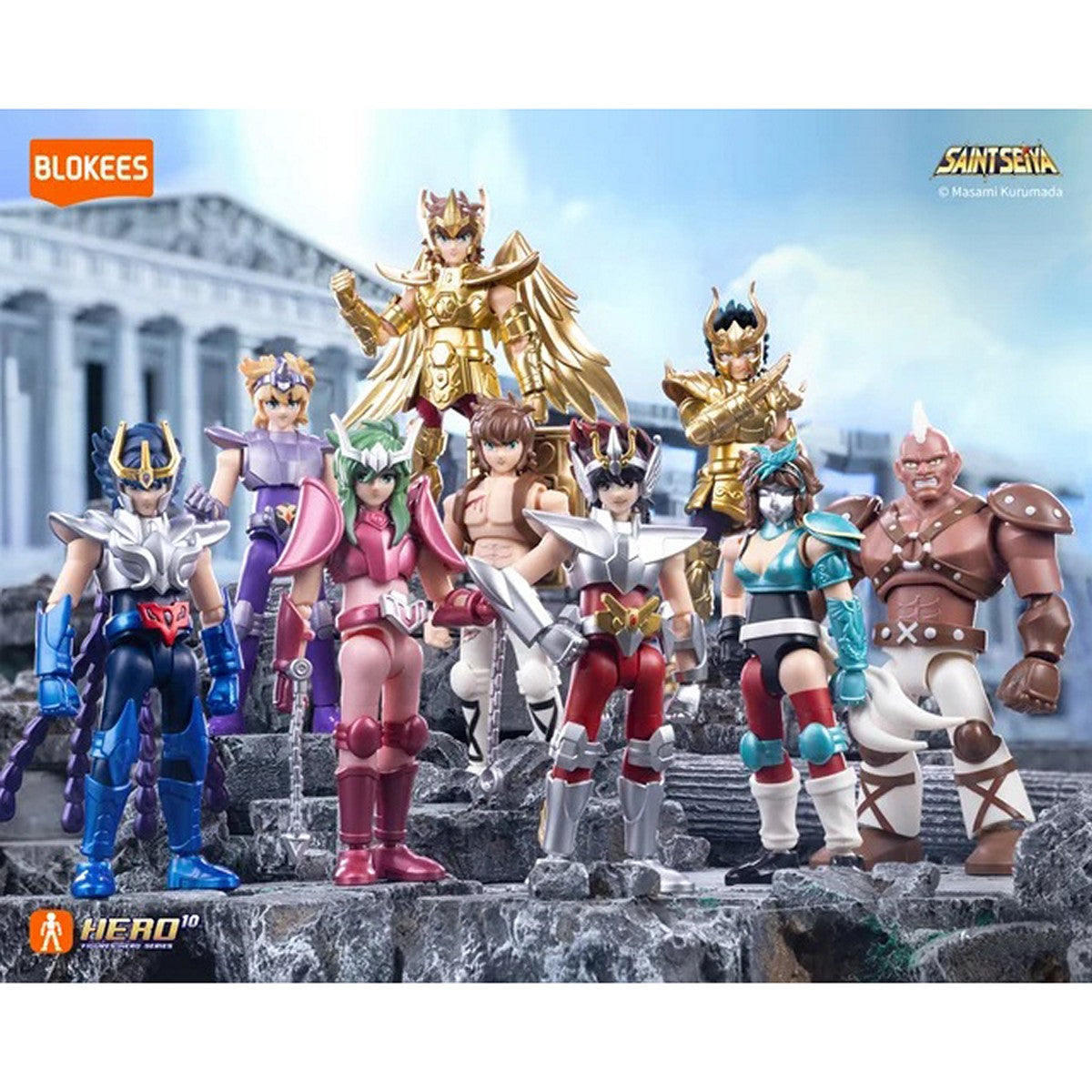 BLOKEES 75001 Figure Saint Seiya GV-01 Galaxy Version 01 The Legacy of Sagittarius GV01 Box