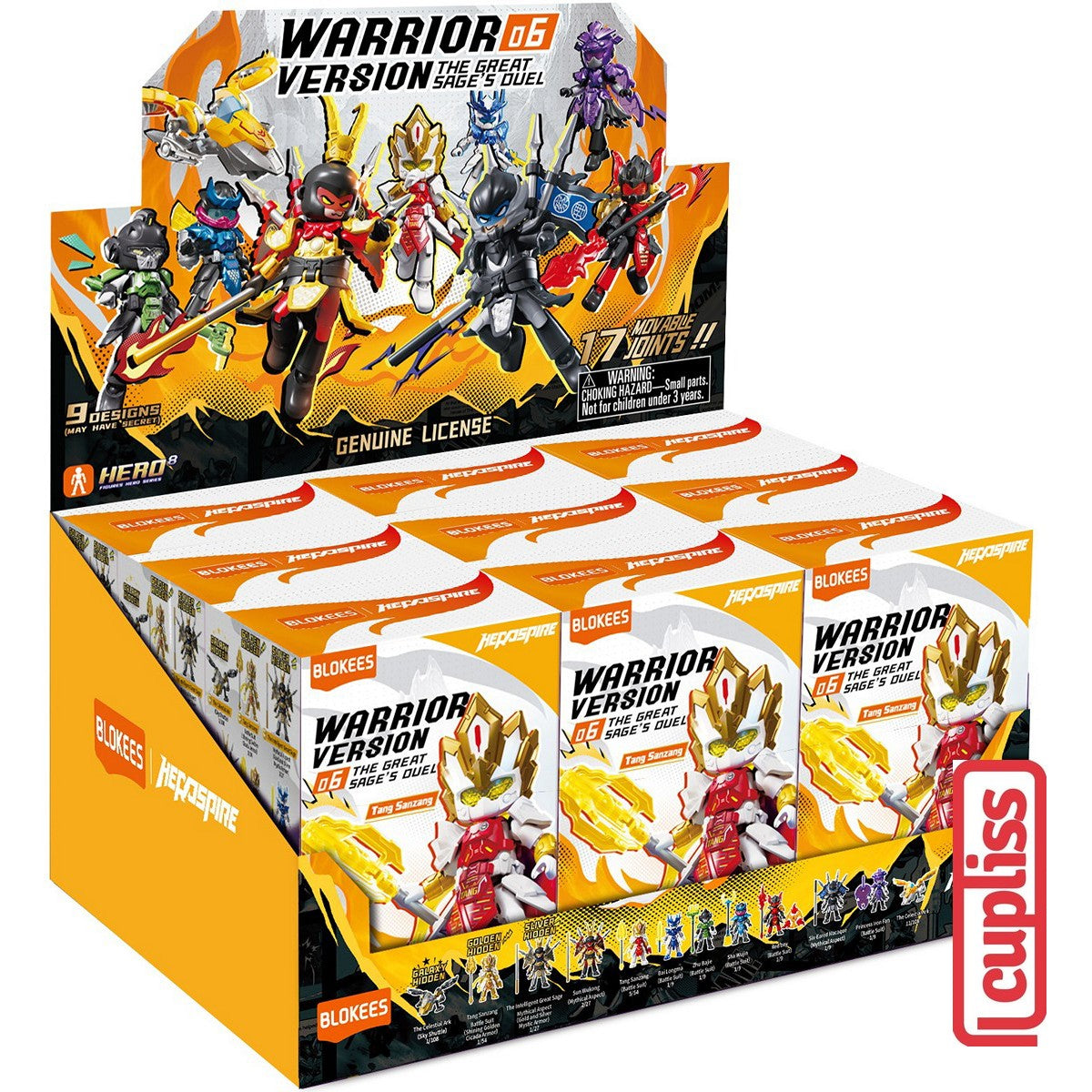 BLOKEES 85041 Figure Herospire WV-06 Warrior Version 06 The Great Sage Duel WV06 Box