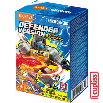 BLOKEES 71304 Figure Mini Transformers DV-03 Defender Version 03 Heavy Metal War DV03