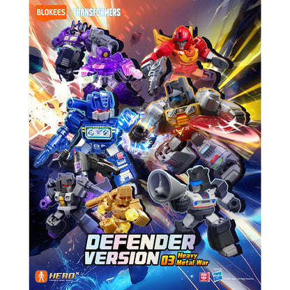 BLOKEES 71304 Figure Mini Transformers DV-03 Defender Version 03 Heavy Metal War DV03 Box