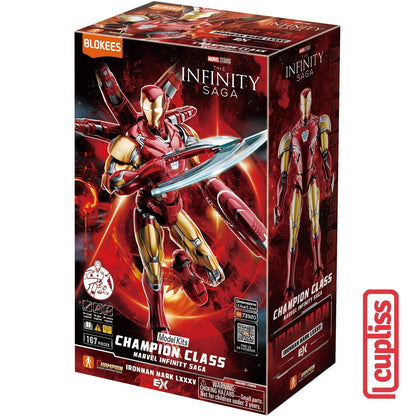 BLOKEES 73920 Figure Transformers Champion Class Iron Man MK85 EX Mark MK 85 LXXXV Infinity Saga