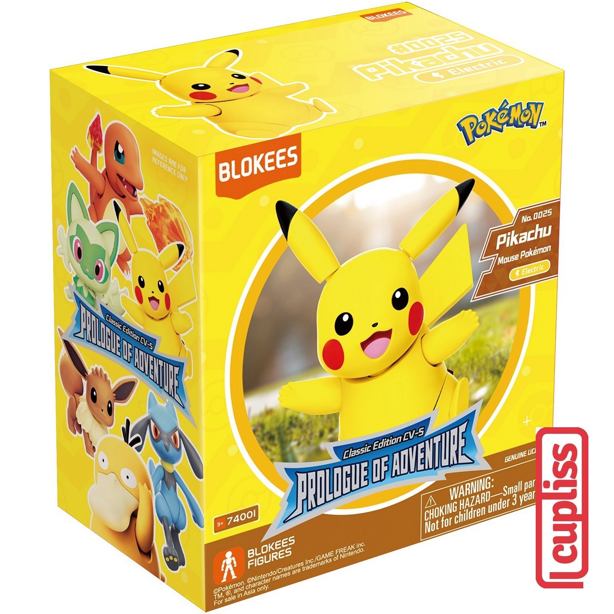 BLOKEES 74001 Figure Pokemon Pikachu Classic Edition CV-S